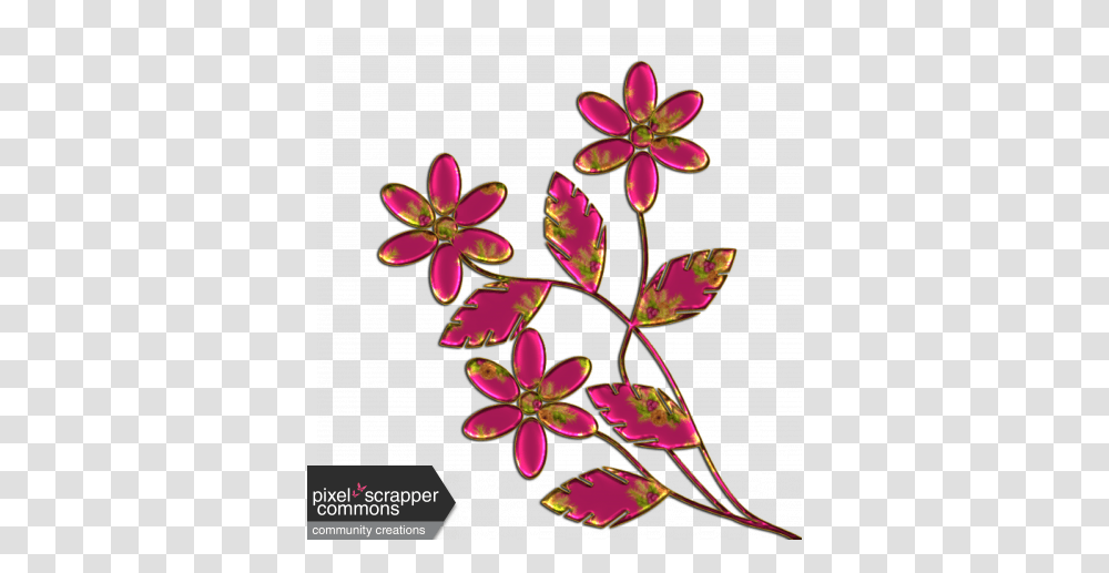 Doodle Flower Graphic By Joyce Crosby Pixel Scrapper Clip Art, Graphics, Floral Design, Pattern, Plant Transparent Png