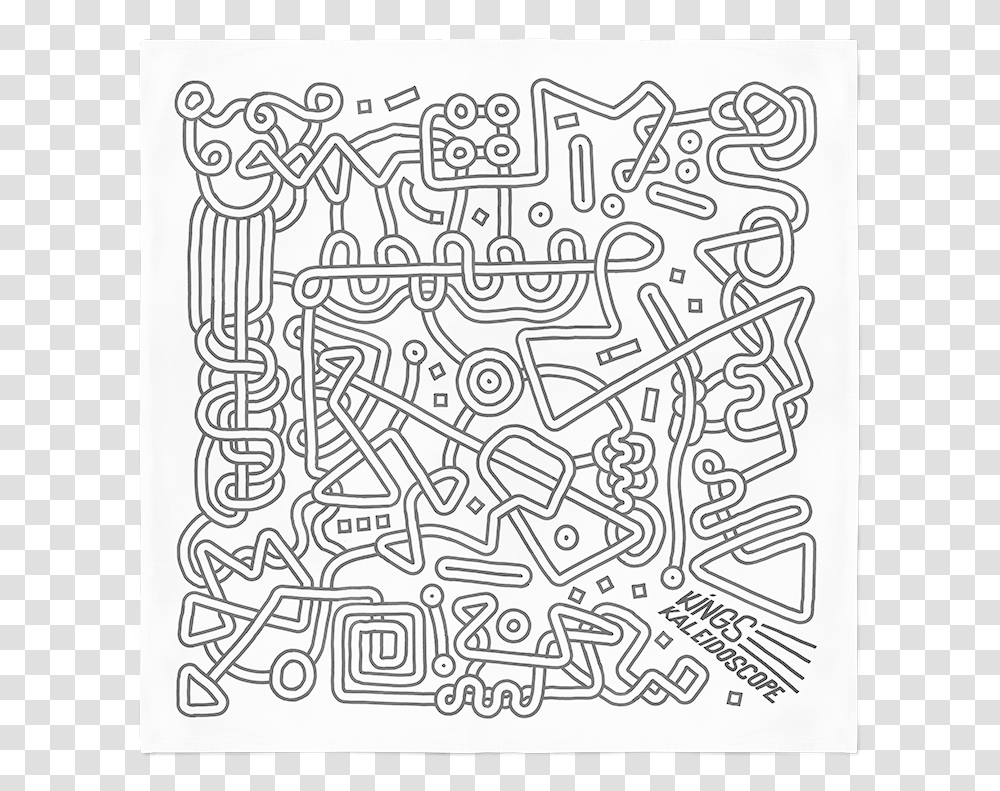 Doodle, Maze, Labyrinth, Rug Transparent Png