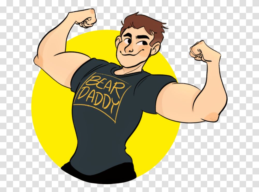 Doodle Of A Very Buff Boy Keltbh Buff Boy Cartoon, Person, People, Sport Transparent Png