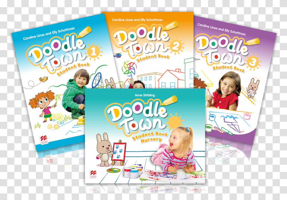 Doodle Town Nursery Book, Advertisement, Poster, Flyer, Paper Transparent Png