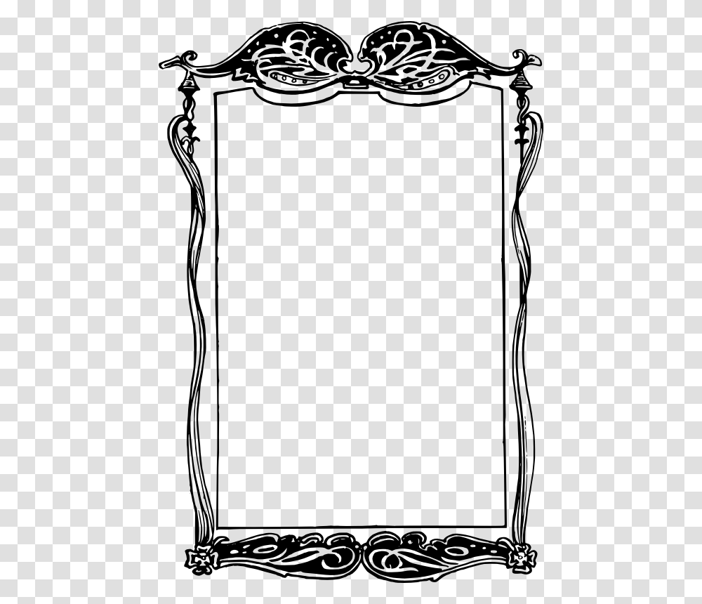 Doodle Wing Frame Clip Art, Gray, World Of Warcraft Transparent Png