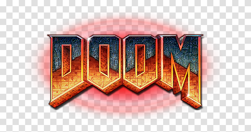 Doom 1993 Doom 2 Logo, Symbol, Trademark, Text, Rug Transparent Png