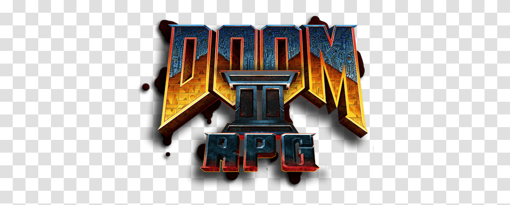 Doom 2 Rpg Ios Ipad Game Indie Db Doom 2 Rpg Logo, Alphabet, Text, Light, Minecraft Transparent Png