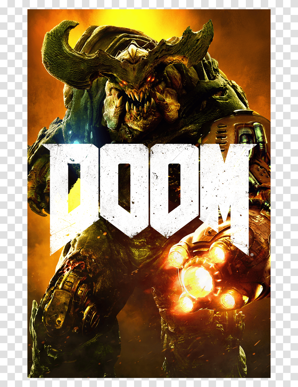 Doom 2016 Cyberdemon Poster, Advertisement, Flyer, Paper, Brochure Transparent Png