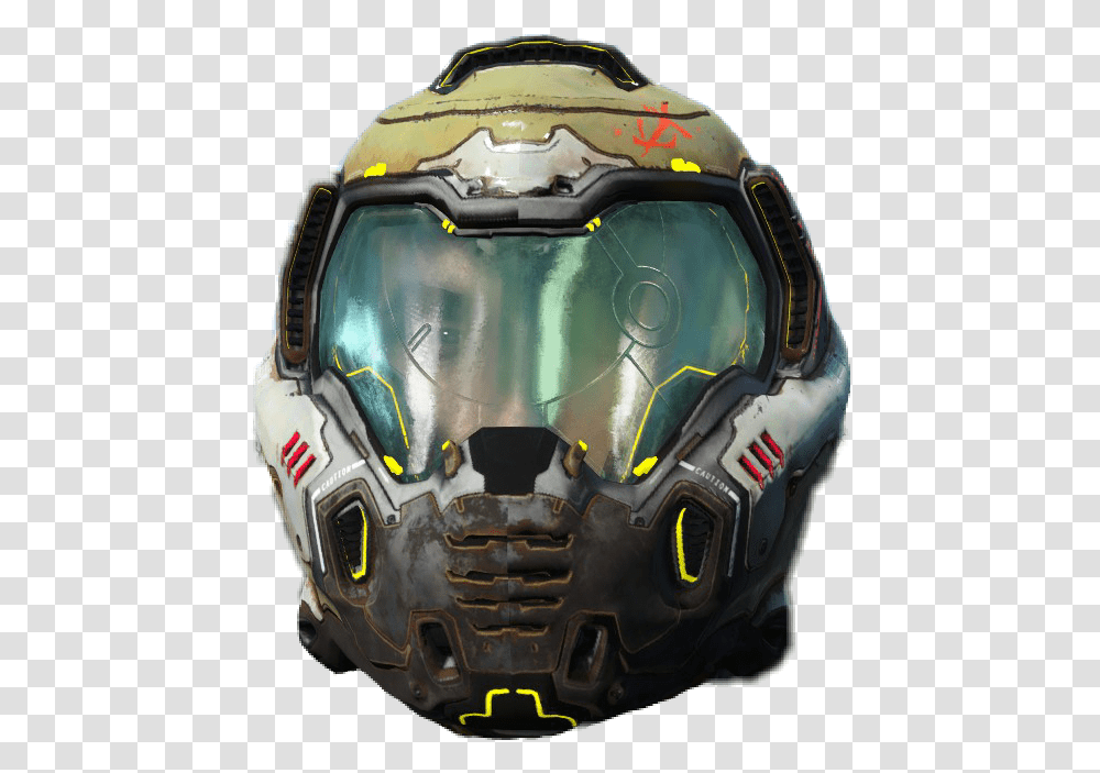 Doom Doomguy Doom Marine Doomguy Helmet, Apparel, Crash Helmet Transparent Png