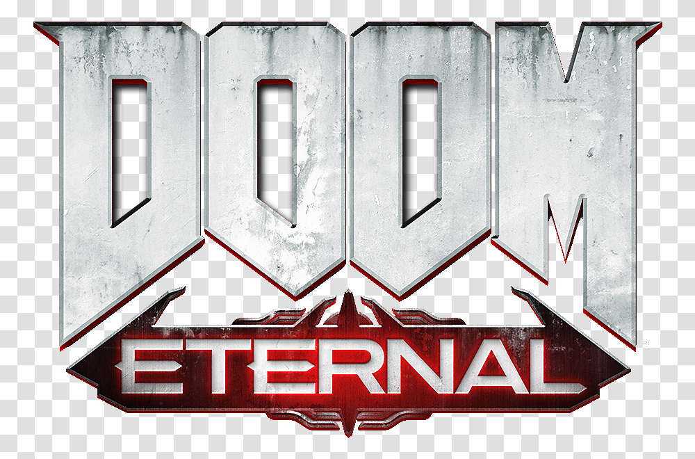 Doom Eternal Logo Doom Eternal Logo, Alphabet, Label, Word Transparent Png