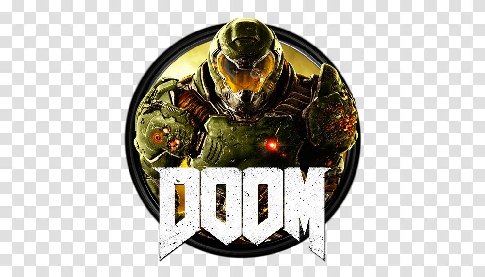 Doom, Game, Helmet, Advertisement, Poster Transparent Png