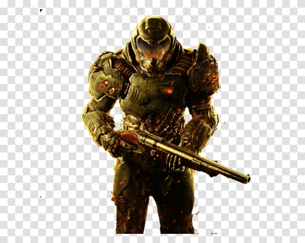 Doom, Game, Person, Human, Armor Transparent Png