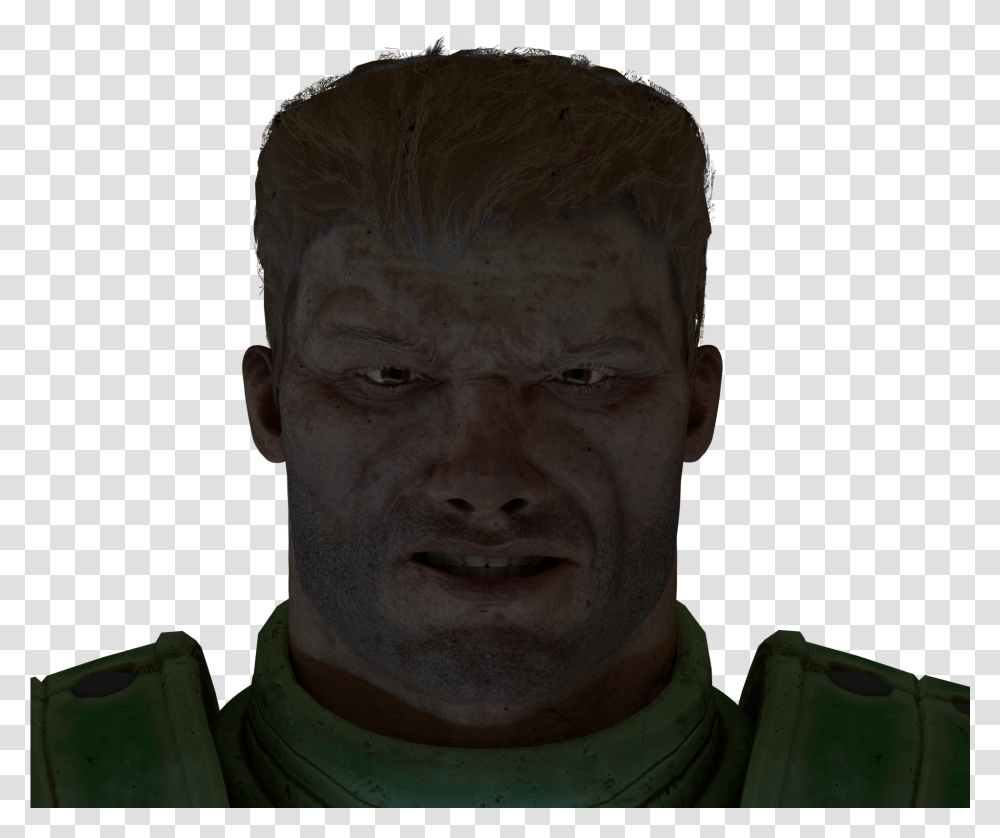 Doom Guy Can Not Smile Doom Guy Quake Champions, Head, Face, Person, Human Transparent Png