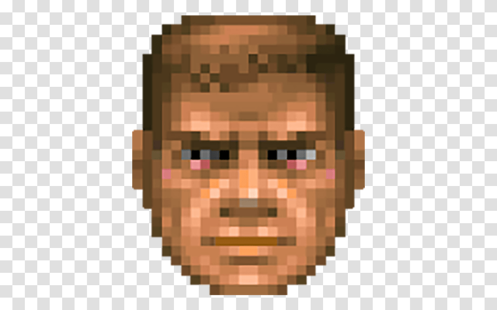 Doom Guy Gif, Head, Rug, Face, Photography Transparent Png