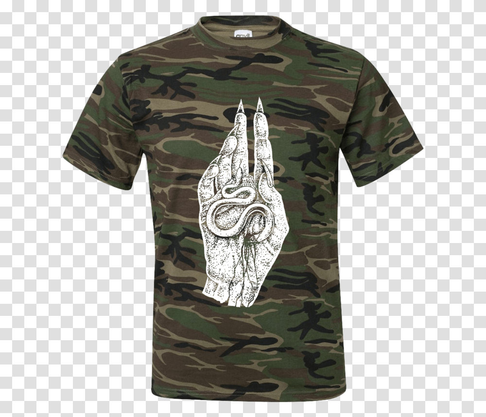 Doom Hand Ss Shirt, Military, Military Uniform, Camouflage Transparent Png
