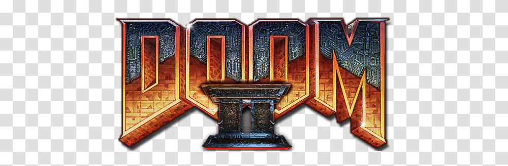 Doom Ii Hell Doom 2 Logo, Lighting, Building, Architecture, Altar Transparent Png