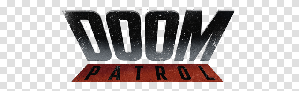Doom Patrol Background Sign, Number, Symbol, Text, Word Transparent Png