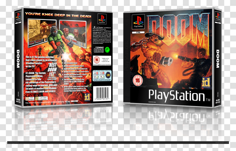 Doom Ps1 Box Art, Person, Human, Overwatch, Quake Transparent Png