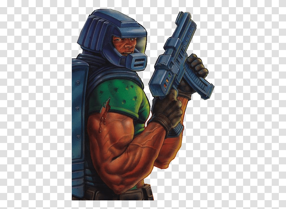 Doomguy Doomguy, Helmet, Apparel, Person Transparent Png