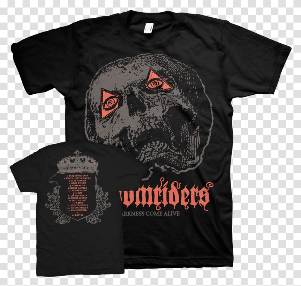 Doomriders Darkness Come Alive Wear Your Wounds Merch, Apparel, T-Shirt, Sleeve Transparent Png