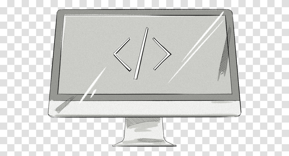 Doomsday Computer Monitor, Screen, Electronics, Display, Triangle Transparent Png