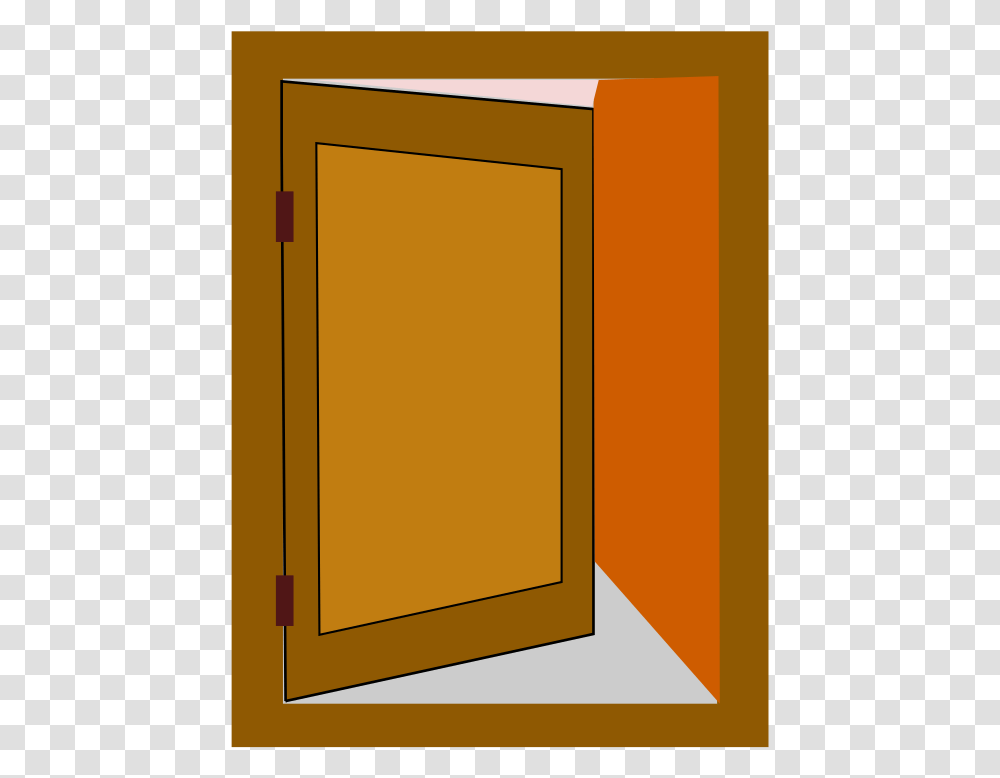 Door Cartoon Wooden Room Door Clip Art At Clker Opening Door Clipart Gif, Furniture, Mailbox, Letterbox, Cabinet Transparent Png