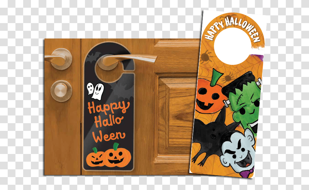 Door Hangers Halloween, Advertisement, Poster, Label Transparent Png