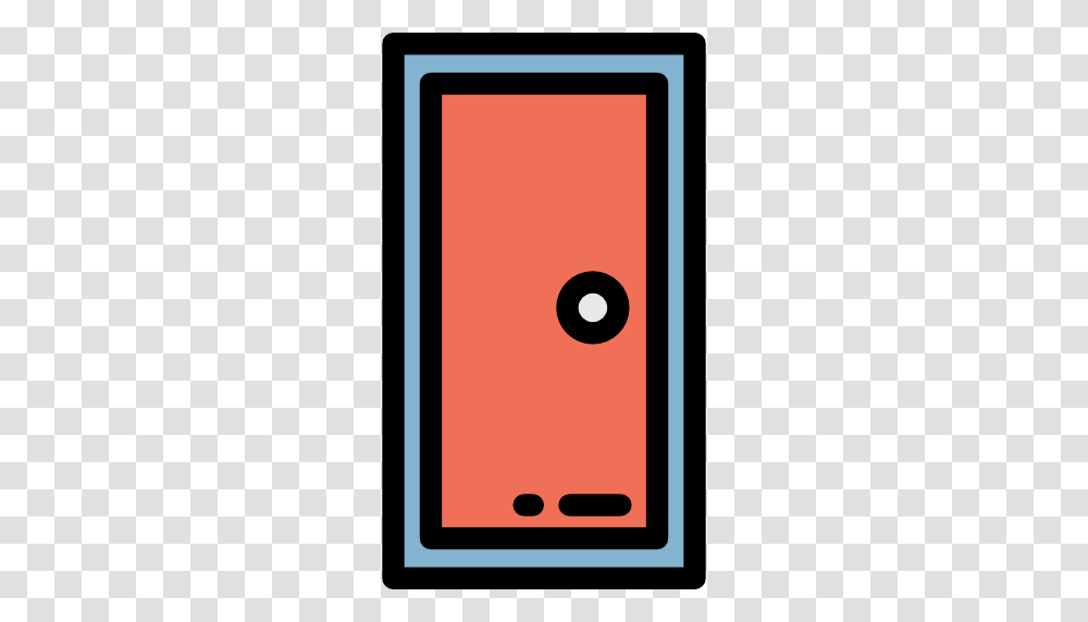 Door Icon, Electronics, Phone, Mobile Phone, Cell Phone Transparent Png