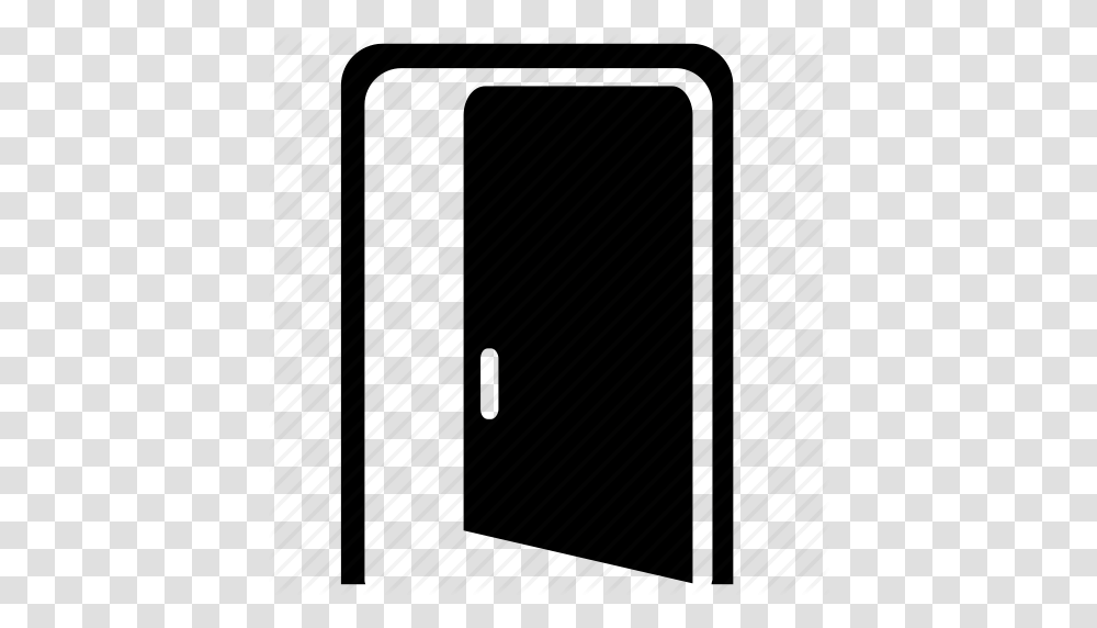 Door Icon, Electronics, Plot, Gray Transparent Png