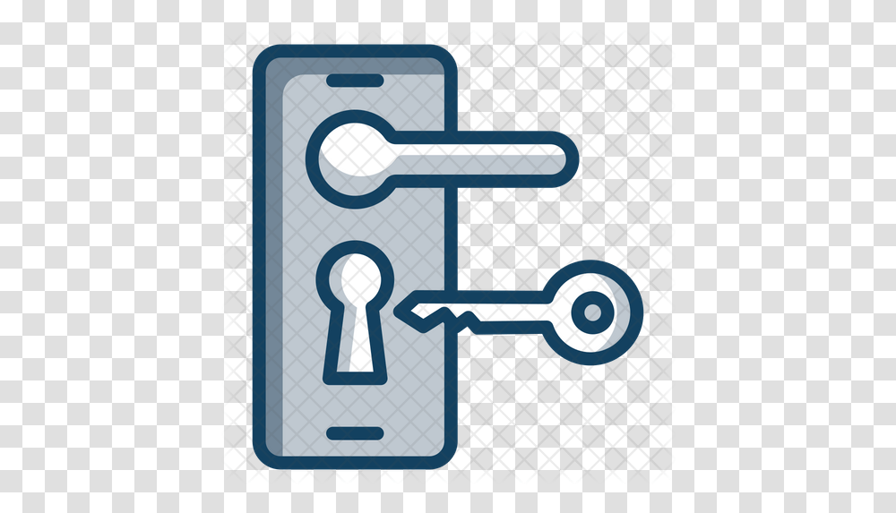 Door Knob Icon Dot, Key, Security Transparent Png
