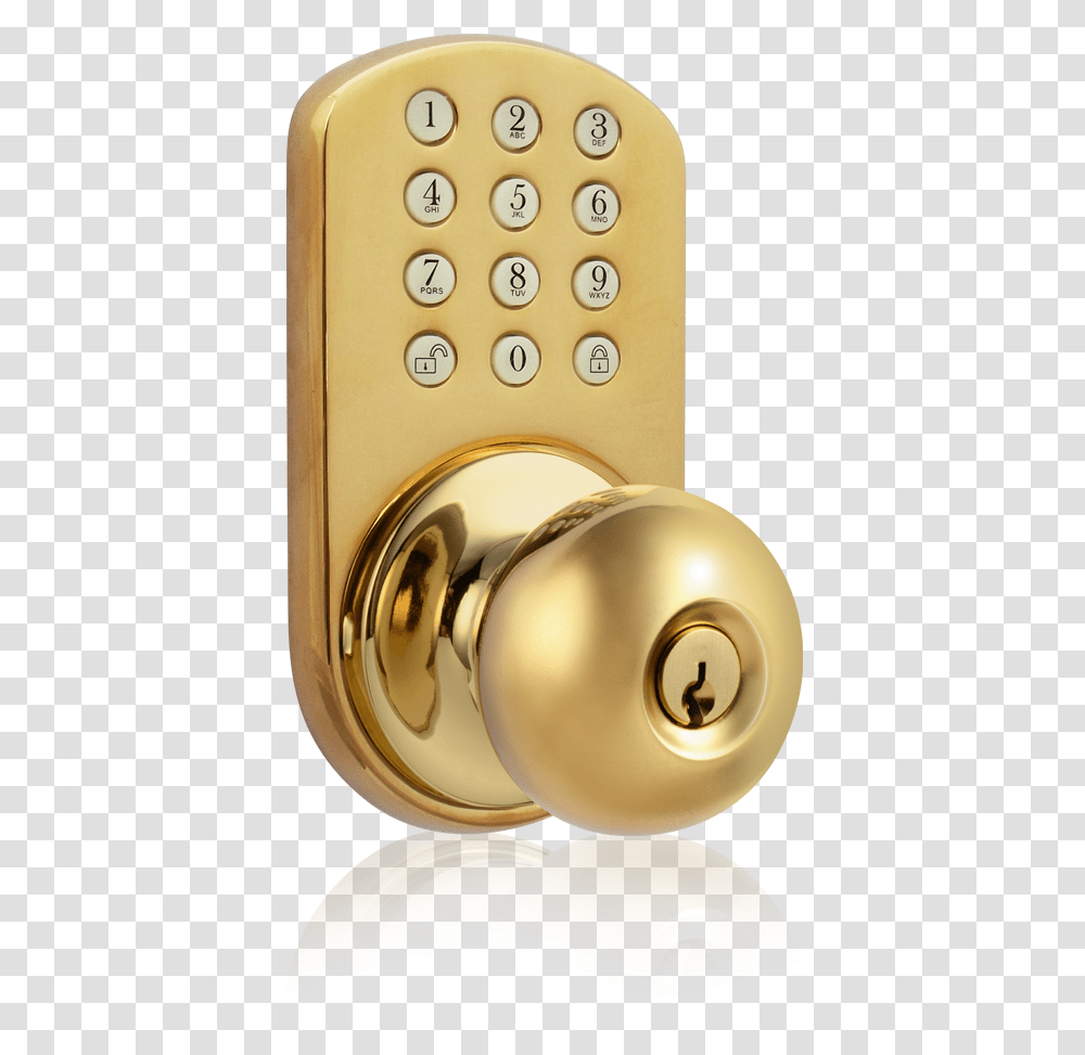 Door Knob With Keypad, Lock, Combination Lock, Handle, Remote Control Transparent Png