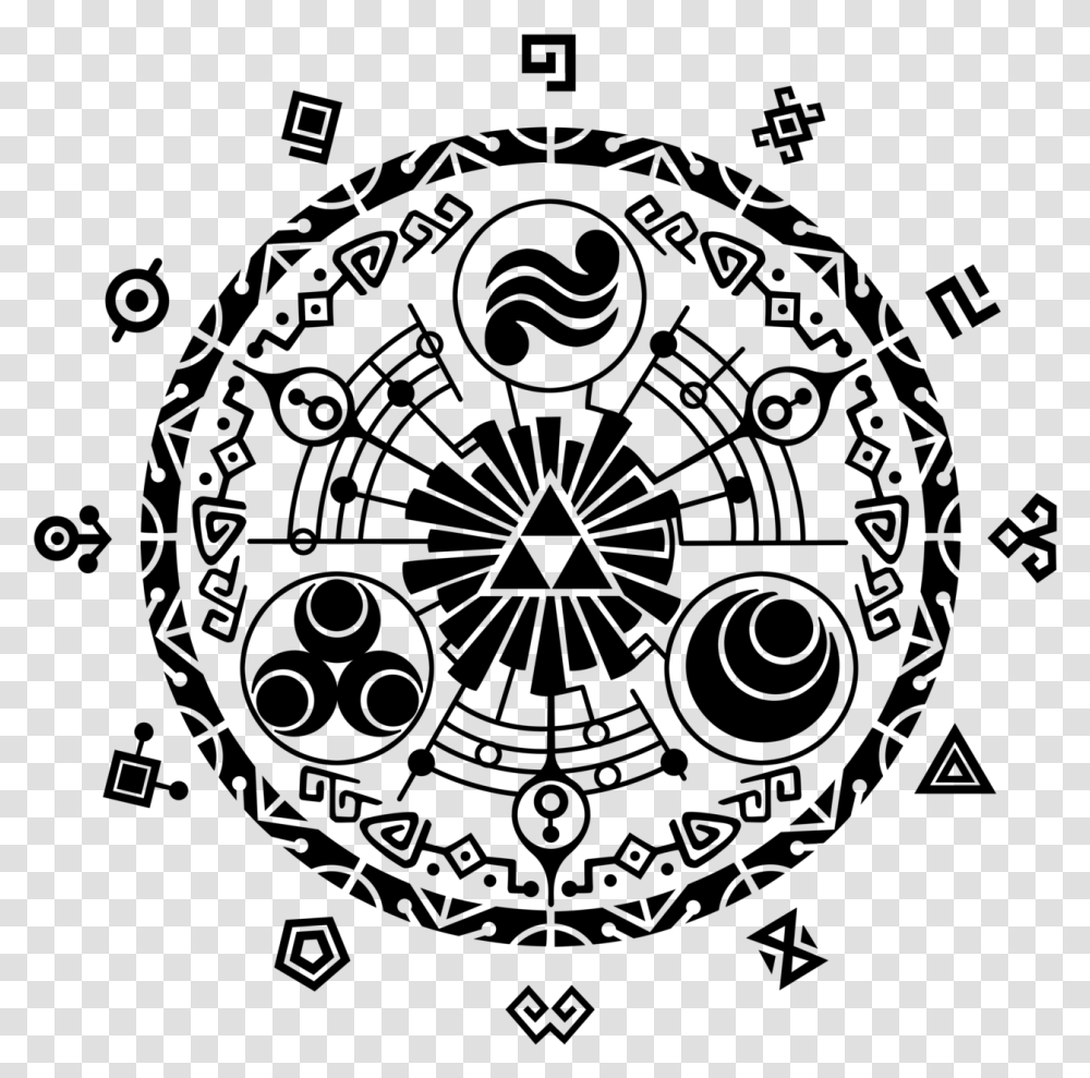 Door Of Time Vector Mindfulness Colouring, Gray, World Of Warcraft Transparent Png