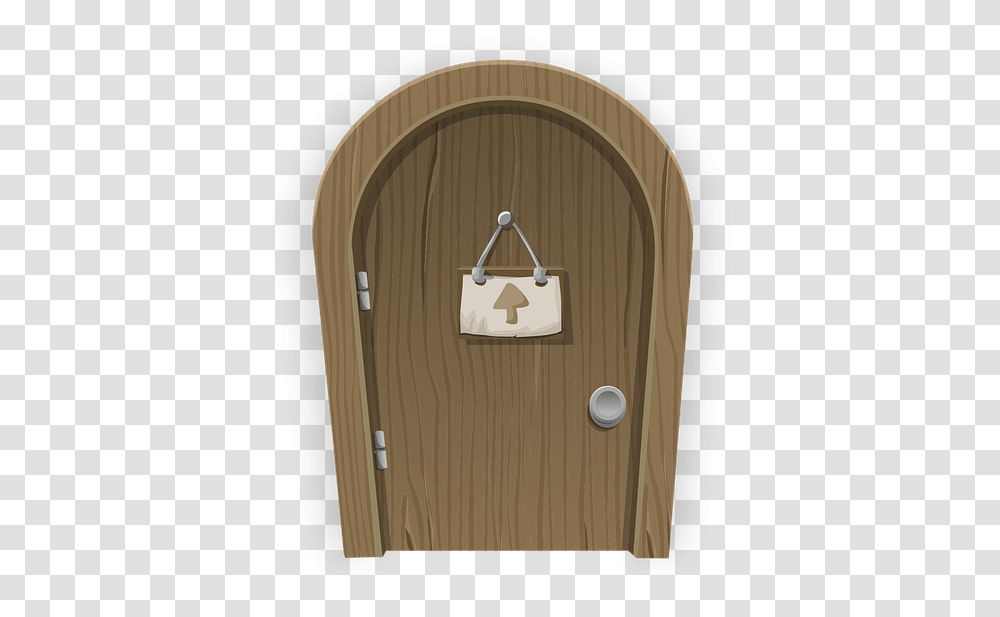 Door Vector Creative Open Door Material Gate Cartoon Puerta Arco, Sled, Wood, Luggage, Armor Transparent Png