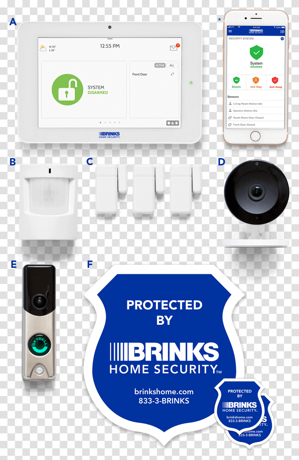 Doorbell Brinks Home Security Systems, Mobile Phone, Electronics, Computer Transparent Png