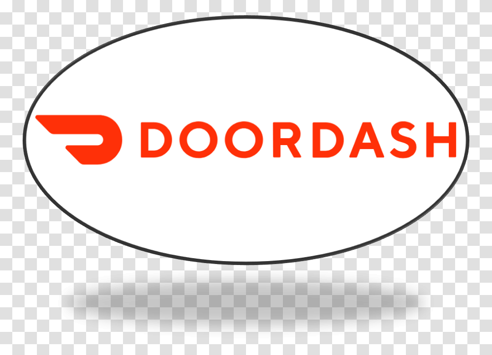 Doordash Circle, Label, Oval, Logo Transparent Png