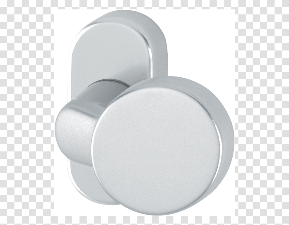 Doorknob 45 Mm Round Cranked Aluminium Silver Galvanized Circle, Tape, Rubber Eraser, Adapter, Cylinder Transparent Png