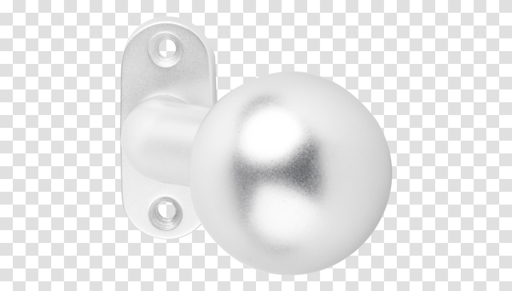 Doorknob 52 Mm Cranked Aluminium Silver Galvanized Pearl, Egg, Food, Snowman, Winter Transparent Png