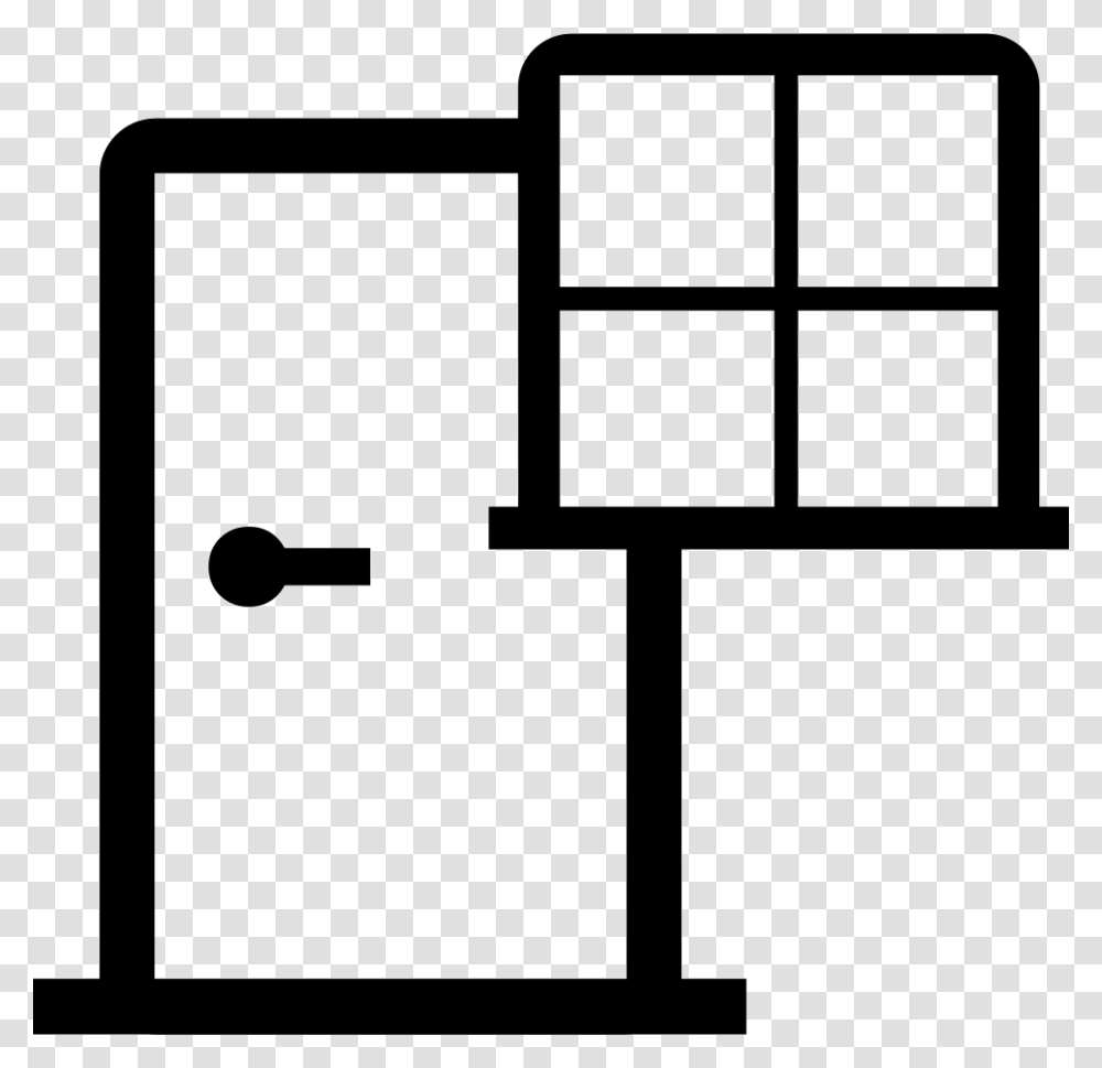 Doors And Windows Icon Free Download, Number, Stencil Transparent Png