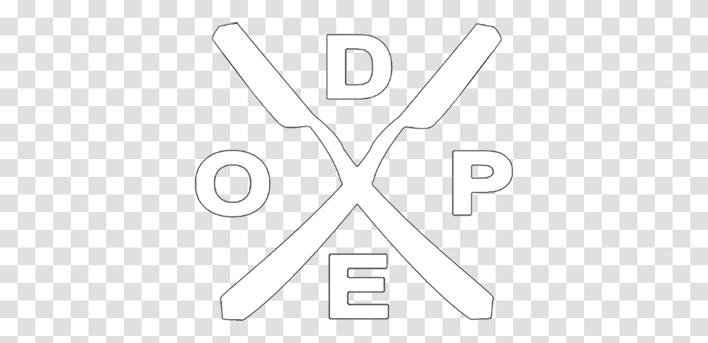 Dope Barbershop Dope Logo, Symbol, Scissors, Blade, Weapon Transparent Png