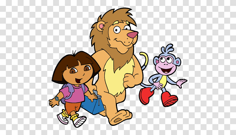 Dora And Boots Walking, Person, Human, People, Family Transparent Png