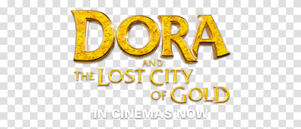 Dora And The Lost City Of Gold Logo De Dora Y La Ciudad Perdida, Text, Alphabet, Word, Crowd Transparent Png