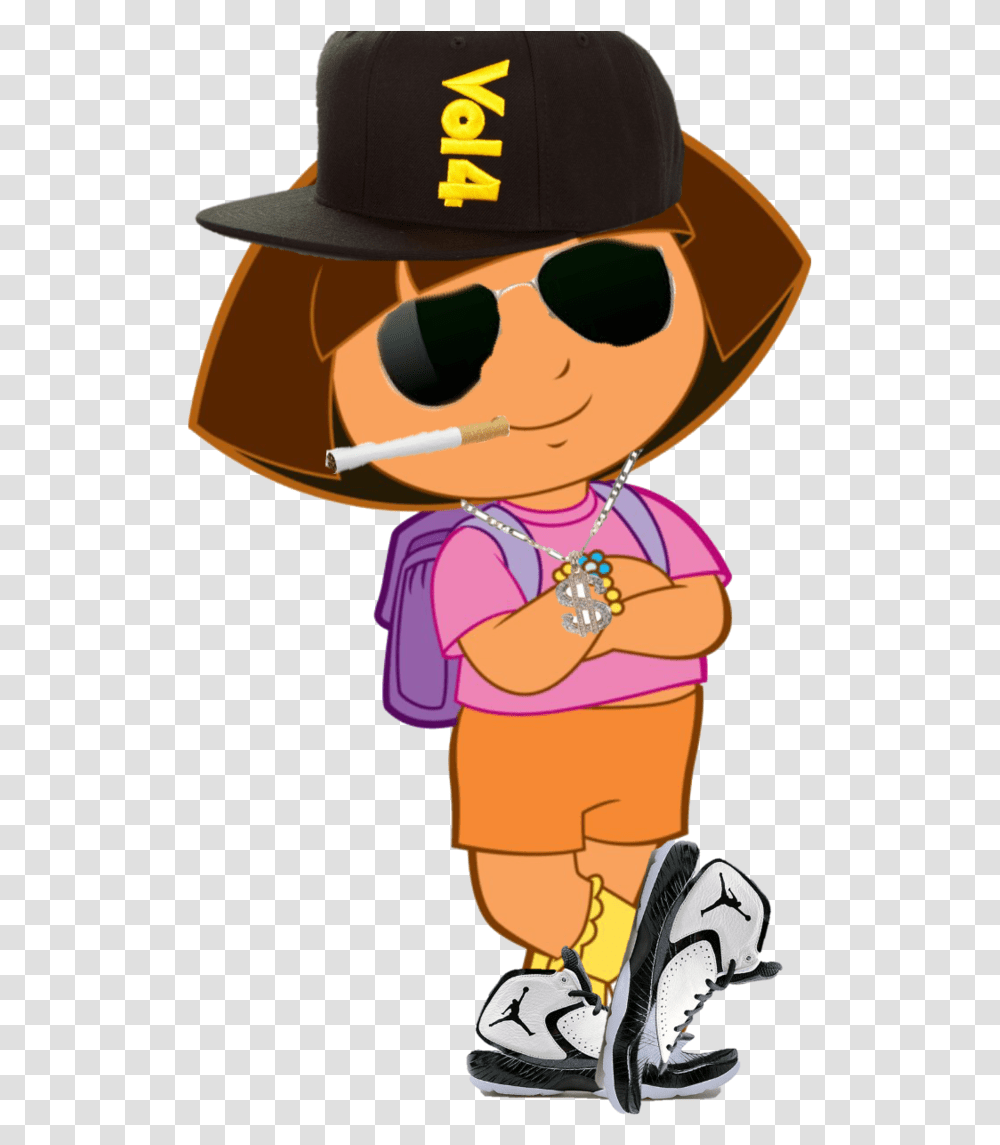 Dora Animated Cartoon Character Dora, Sunglasses, Accessories, Person Transparent Png