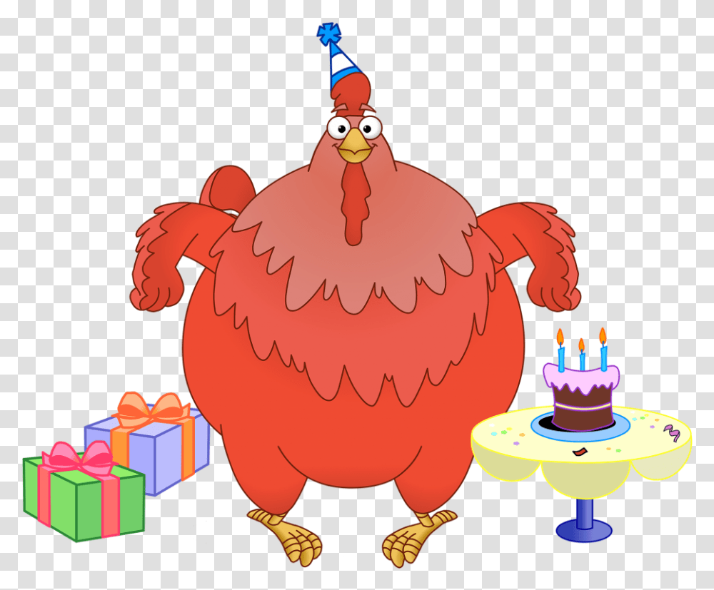 Dora Character Big Red Chicken Birthday Presents, Toy, Bird, Animal, Poultry Transparent Png