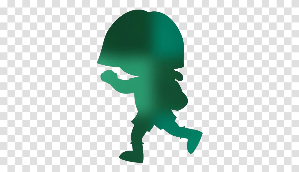 Dora Girl Walking Cartoon Soldier, Green, Elf, Alien Transparent Png