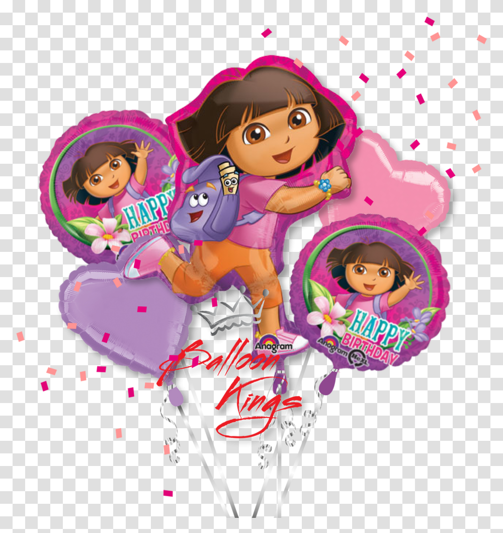 Dora The Explorer Bouquet, Person, Graphics, Art, Toy Transparent Png