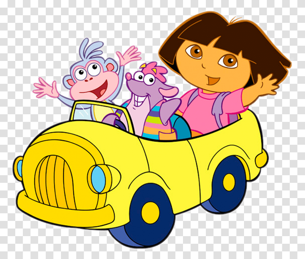 Dora The Explorer Characters, Vehicle, Transportation, Doodle, Drawing Transparent Png