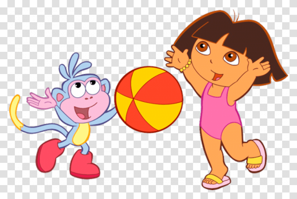 Dora The Explorer Dora And Boots, Person, Sport, Sphere, Female Transparent Png