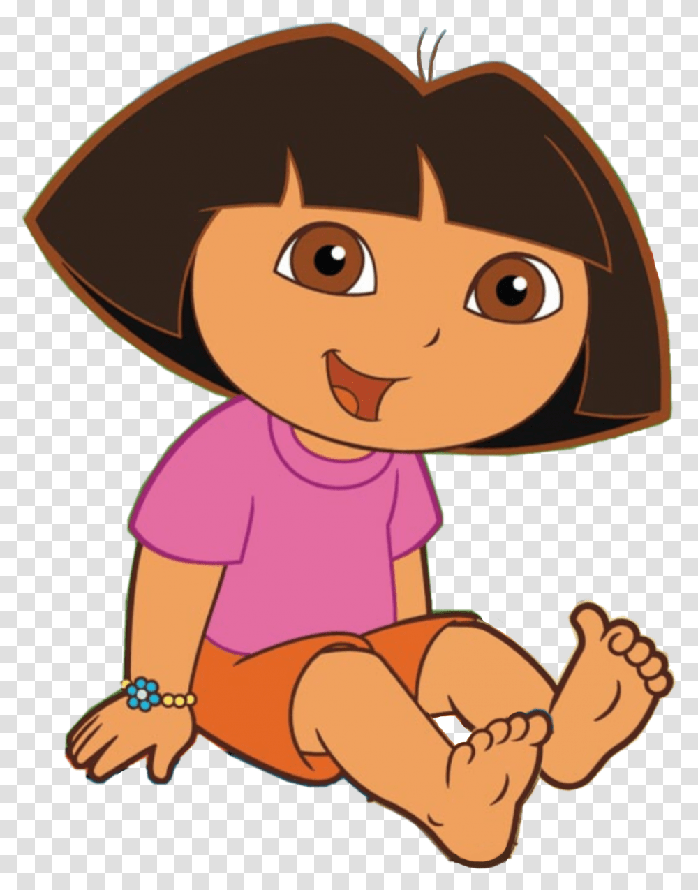 Dora The Explorer Dora Feet, Reading, Female, Apparel Transparent Png