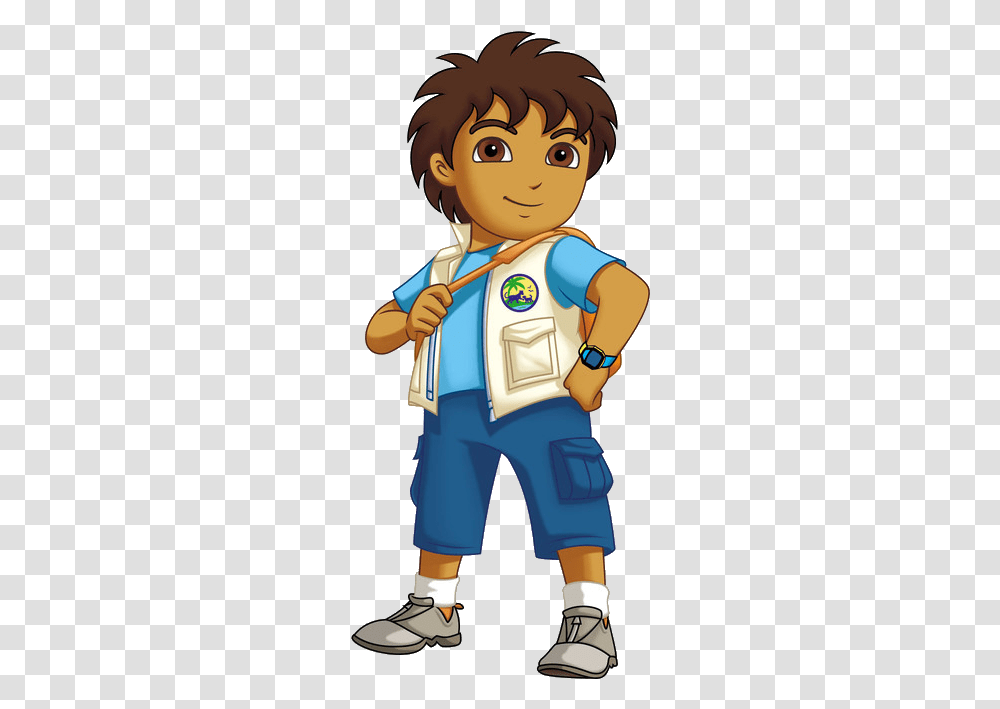 Dora The Explorer Pack Diego Dora The Explorer Characters, Toy, Doll, Person, Human Transparent Png