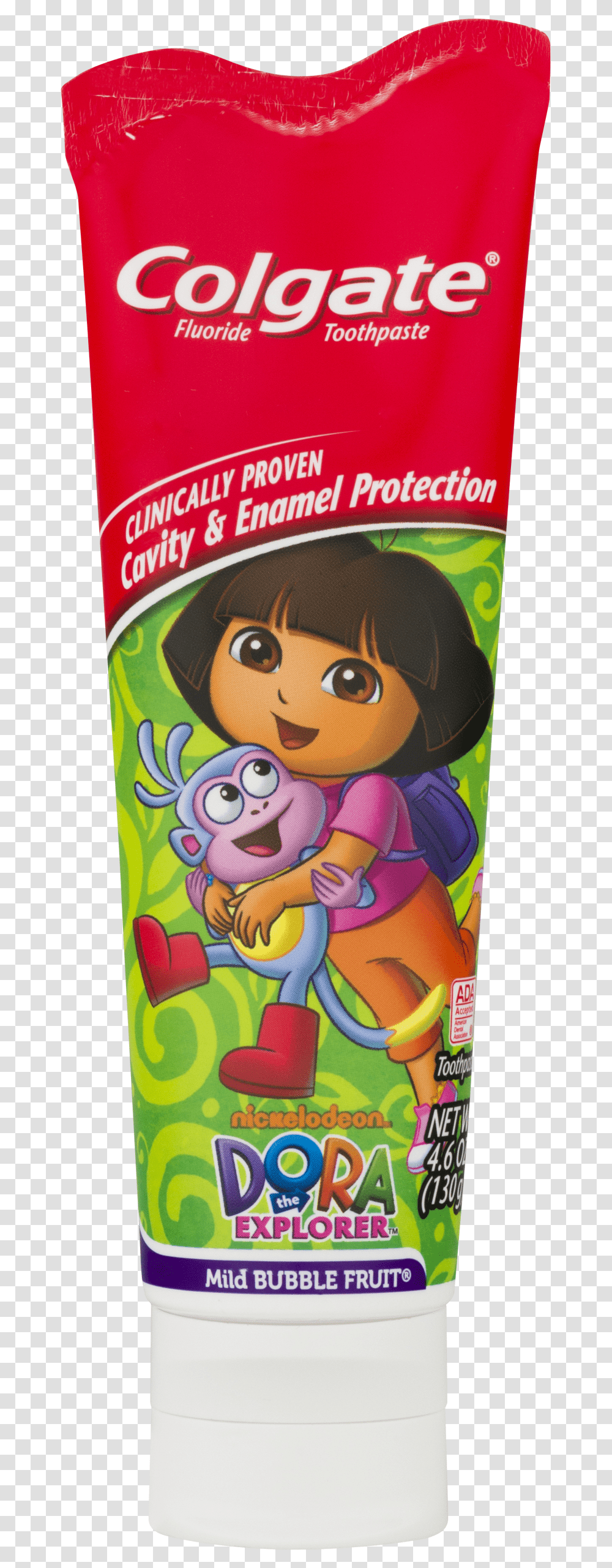 Dora The Explorer Toothpaste, Label, Tin Transparent Png