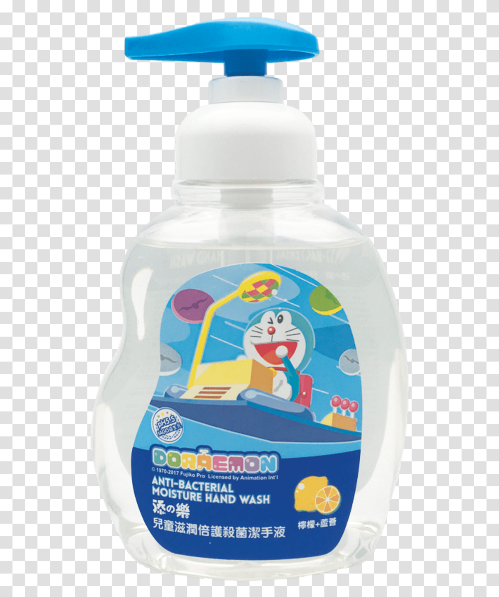 Doraemon Anti Bacterial Moisture Hand Wash 300g Plastic Bottle, Jar, Wedding Cake, Dessert, Food Transparent Png