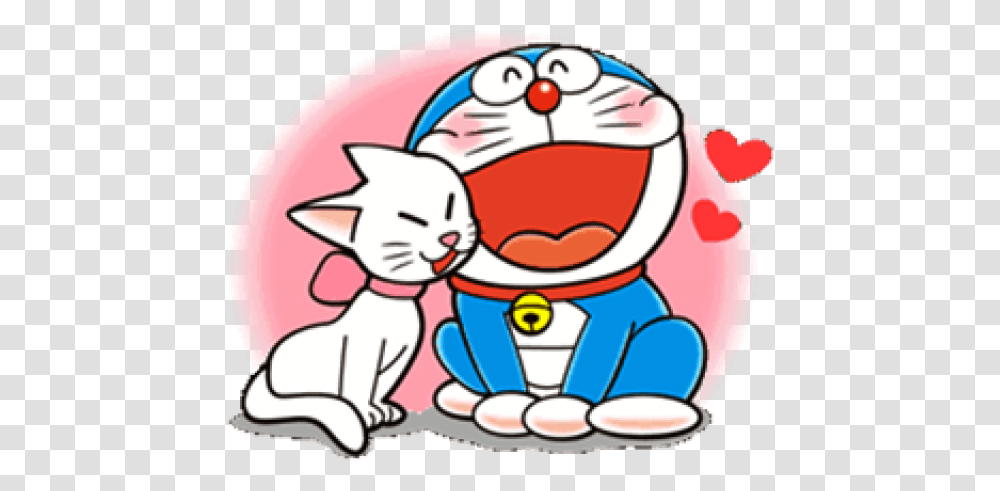 Doraemon Clipart Bergerak Doraemon With Michan, Performer, Helmet, Apparel Transparent Png