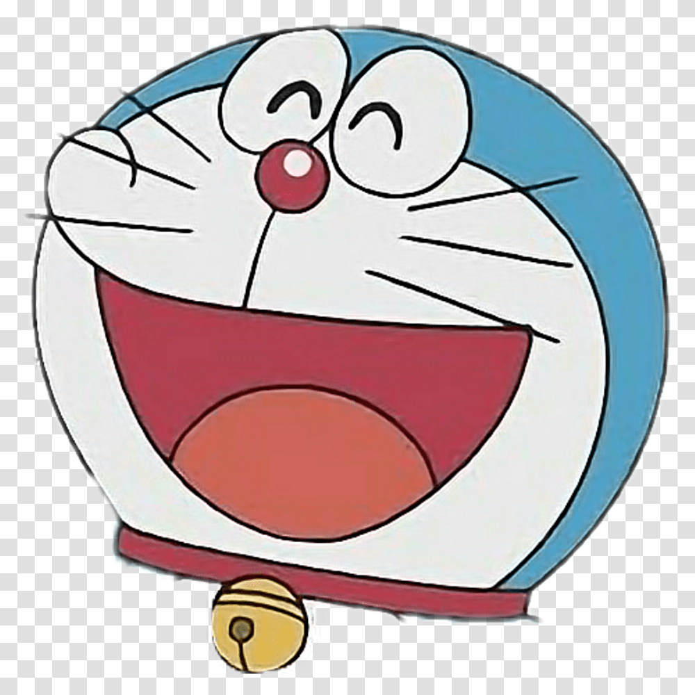 Doraemon Clipart Happy Doraemon Happy, Label, Animal, Helmet Transparent Png