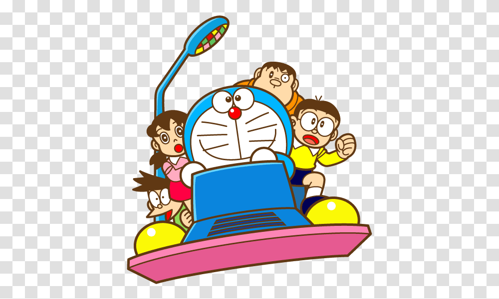 Doraemon, Crowd, Graphics, Art, Carnival Transparent Png